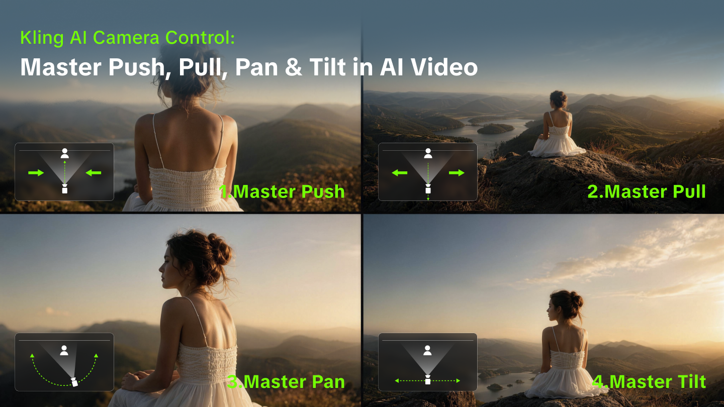 Kling AI Camera Control: Master Push, Pull, Pan & Tilt in AI Video